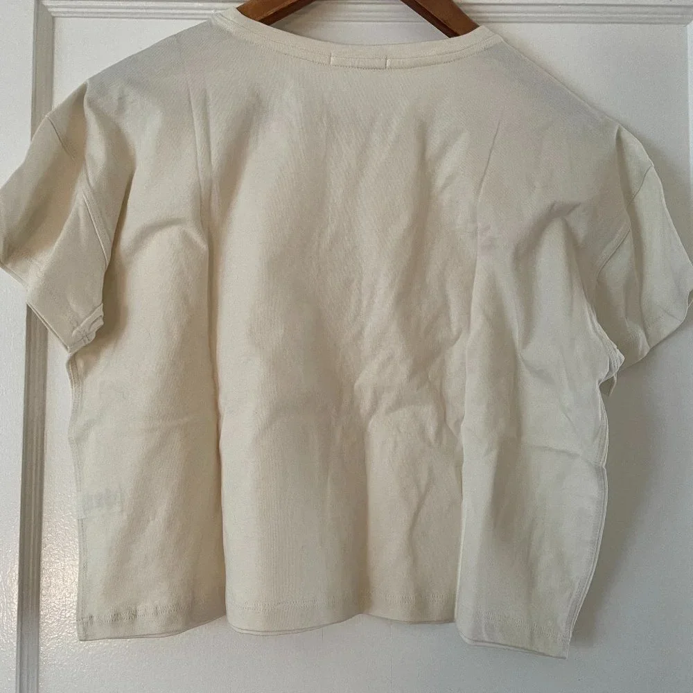 White Crop Top - Ana + Zac - Picture 3 of 3
